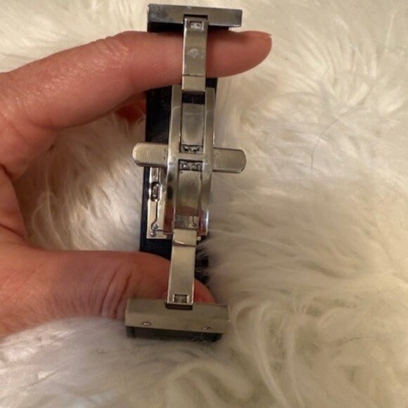 Gucci Leather Cuff Watch